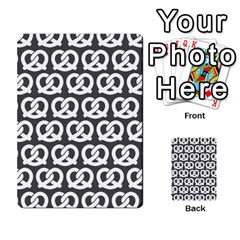 Gray Pretzel Illustrations Pattern Multi-purpose Cards (rectangle)  by GardenOfOphir