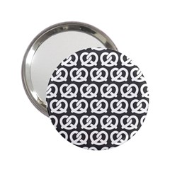 Gray Pretzel Illustrations Pattern 2 25  Handbag Mirrors by GardenOfOphir