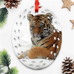 Tiger 2015 0101 Ornament (oval Filigree) 