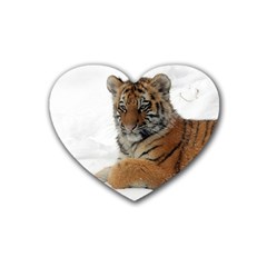 Tiger 2015 0101 Rubber Coaster (heart) 