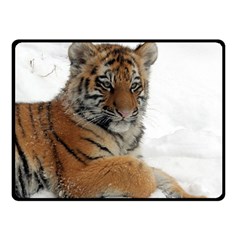 Tiger 2015 0102 Fleece Blanket (small) by JAMFoto