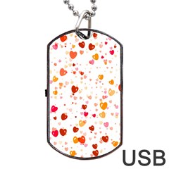 Heart 2014 0604 Dog Tag Usb Flash (two Sides) 