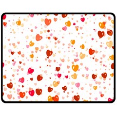 Heart 2014 0604 Double Sided Fleece Blanket (medium)  by JAMFoto