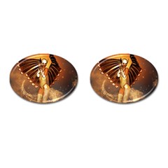 Beautiful Angel In The Sky Cufflinks (oval) by FantasyWorld7