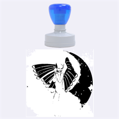 Beautiful Angel In The Sky Rubber Round Stamps (large) by FantasyWorld7