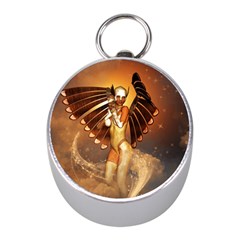 Beautiful Angel In The Sky Mini Silver Compasses by FantasyWorld7