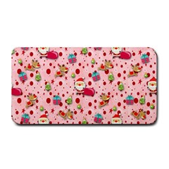 Red Christmas Pattern Medium Bar Mats by KirstenStar