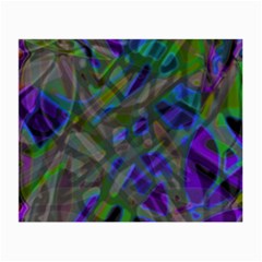 Colorful Abstract Stained Glass G301 Small Glasses Cloth by MedusArt