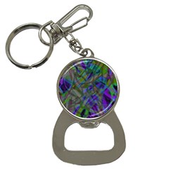 Colorful Abstract Stained Glass G301 Bottle Opener Key Chains by MedusArt