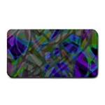 Colorful Abstract Stained Glass G301 Medium Bar Mats 16 x8.5  Bar Mat