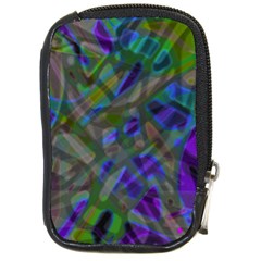 Colorful Abstract Stained Glass G301 Compact Camera Cases by MedusArt