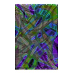 Colorful Abstract Stained Glass G301 Shower Curtain 48  X 72  (small)  by MedusArt