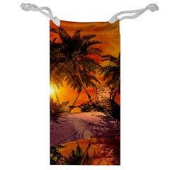 Wonderful Sunset In  A Fantasy World Jewelry Bags by FantasyWorld7