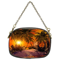 Wonderful Sunset In  A Fantasy World Chain Purses (two Sides)  by FantasyWorld7