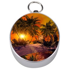 Wonderful Sunset In  A Fantasy World Silver Compasses by FantasyWorld7