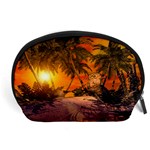 Wonderful Sunset In  A Fantasy World Accessory Pouches (Large)  Front