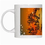 Funny, Cute Christmas Giraffe White Mugs