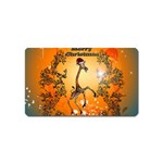 Funny, Cute Christmas Giraffe Magnet (Name Card)