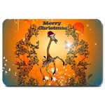 Funny, Cute Christmas Giraffe Large Doormat  30 x20  Door Mat