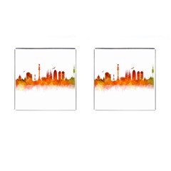 Barcelona 02 Cufflinks (square) by hqphoto