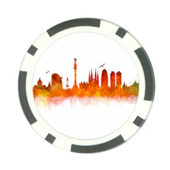 Barcelona 02 Poker Chip Card Guards by hqphoto