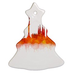 Barcelona 02 Christmas Tree Ornament (2 Sides)