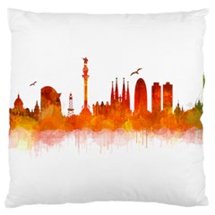 Barcelona 02 Standard Flano Cushion Cases (one Side)  by hqphoto