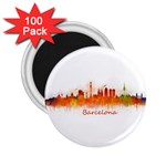 Barcelona City Art 2.25  Magnets (100 pack)  Front