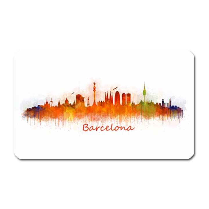 Barcelona City Art Magnet (Rectangular)