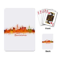 Barcelona City Art Playing Card by hqphoto