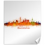 Barcelona City Art Canvas 20  x 24   19.57 x23.15  Canvas - 1