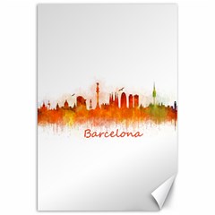 Barcelona City Art Canvas 20  X 30   by hqphoto