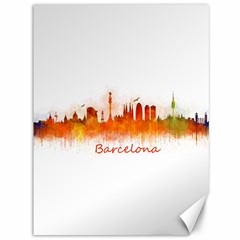 Barcelona City Art Canvas 36  X 48   by hqphoto