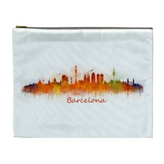 Barcelona City Art Cosmetic Bag (xl) by hqphoto