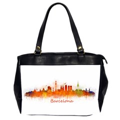 Barcelona City Art Office Handbags (2 Sides) 