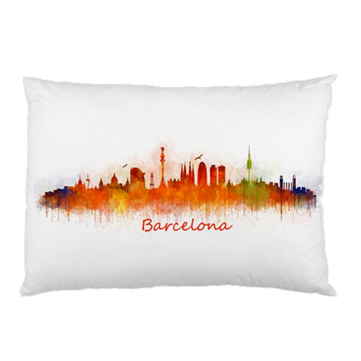 Barcelona City Art Pillow Cases (Two Sides)