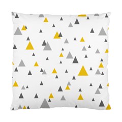 Pastel Random Triangles Modern Pattern Standard Cushion Cases (two Sides)  by Dushan