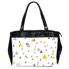 Pastel Random Triangles Modern Pattern Office Handbags (2 Sides)  by Dushan