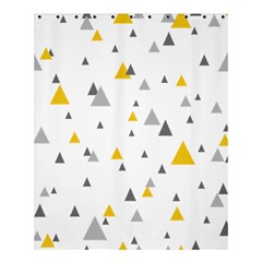 Pastel Random Triangles Modern Pattern Shower Curtain 60  X 72  (medium)  by Dushan