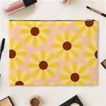 Sunflowers Everywhere Cosmetic Bag (XL) Back