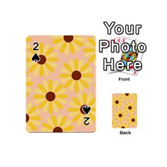 Sunflowers Everywhere Playing Cards 54 (mini)  by CraftyLittleNodes