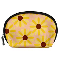 Sunflowers Everywhere Accessory Pouches (large)  by CraftyLittleNodes