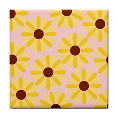 Sunflower Tile Coasters by CraftyLittleNodes