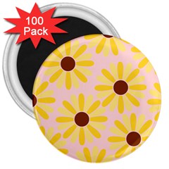 Sunflower 3  Magnets (100 Pack) by CraftyLittleNodes