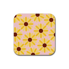 Sunflower Rubber Coaster (square)  by CraftyLittleNodes