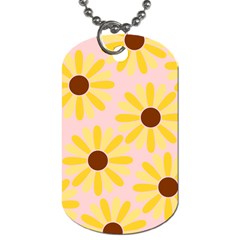 Sunflower Dog Tag (two Sides) by CraftyLittleNodes