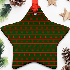 Ugly Christmas Sweater  Star Ornament (two Sides) 