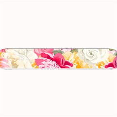 Colorful Floral Collage Small Bar Mats by Dushan