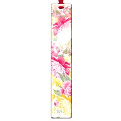 Colorful Floral Collage Large Book Marks by Dushan