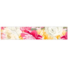 Colorful Floral Collage Flano Scarf (large)  by Dushan